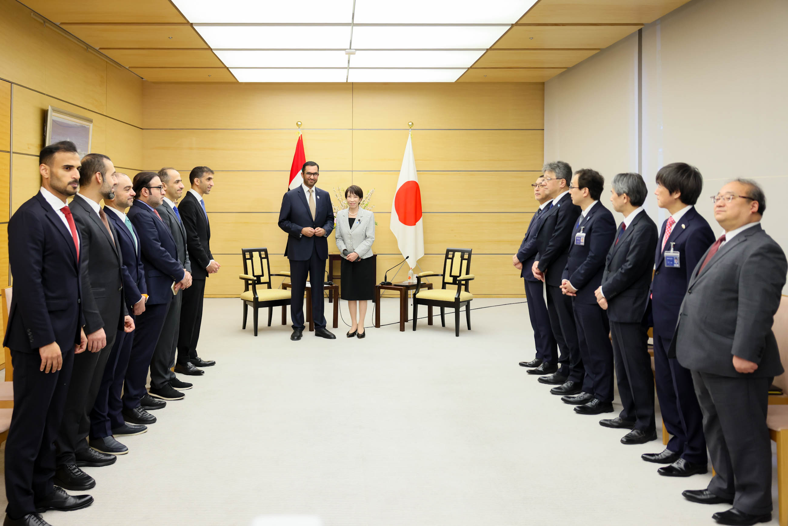 Prime Minister Takaichi receiving a courtesy call (2)