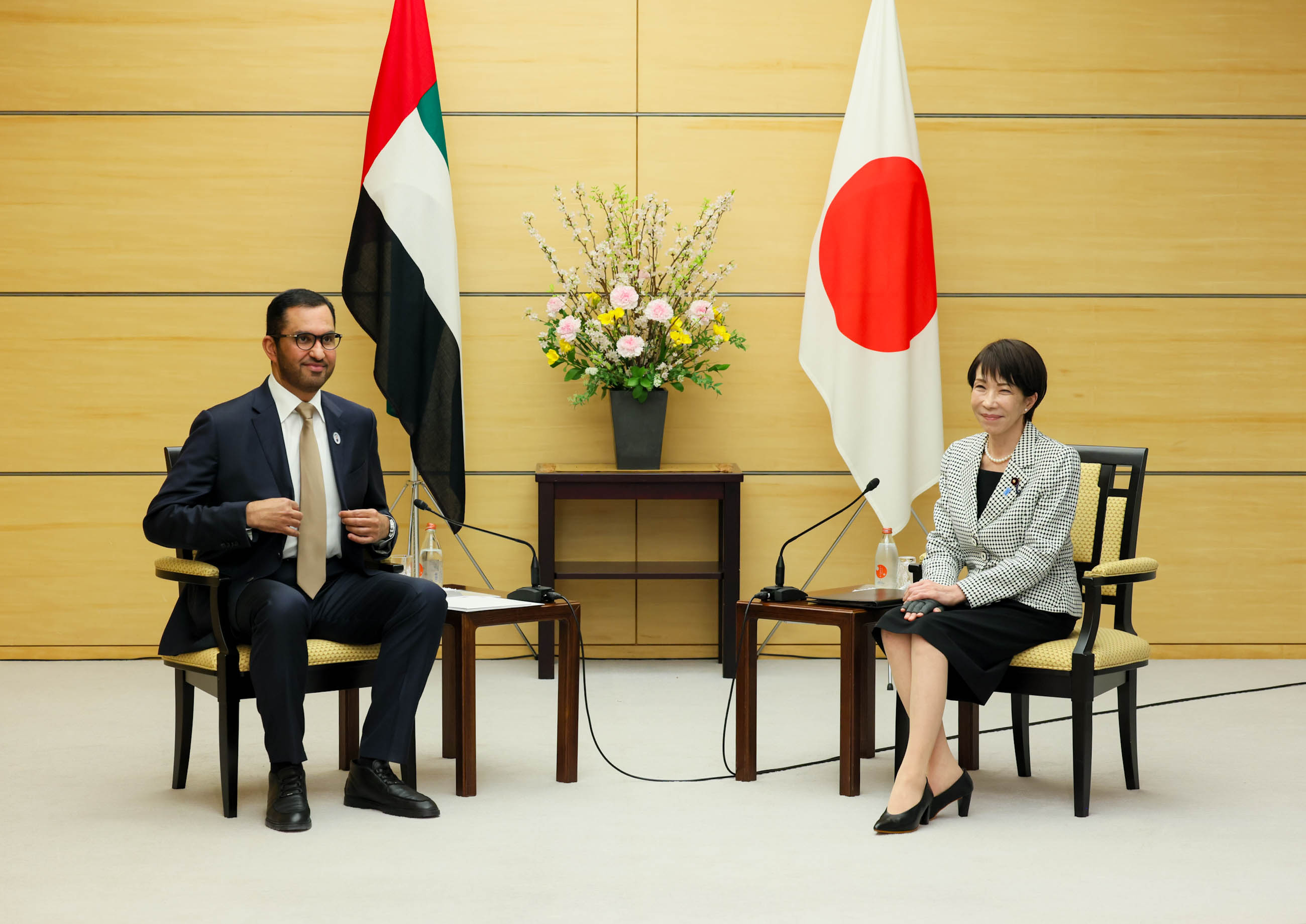 Prime Minister Takaichi receiving a courtesy call (4)