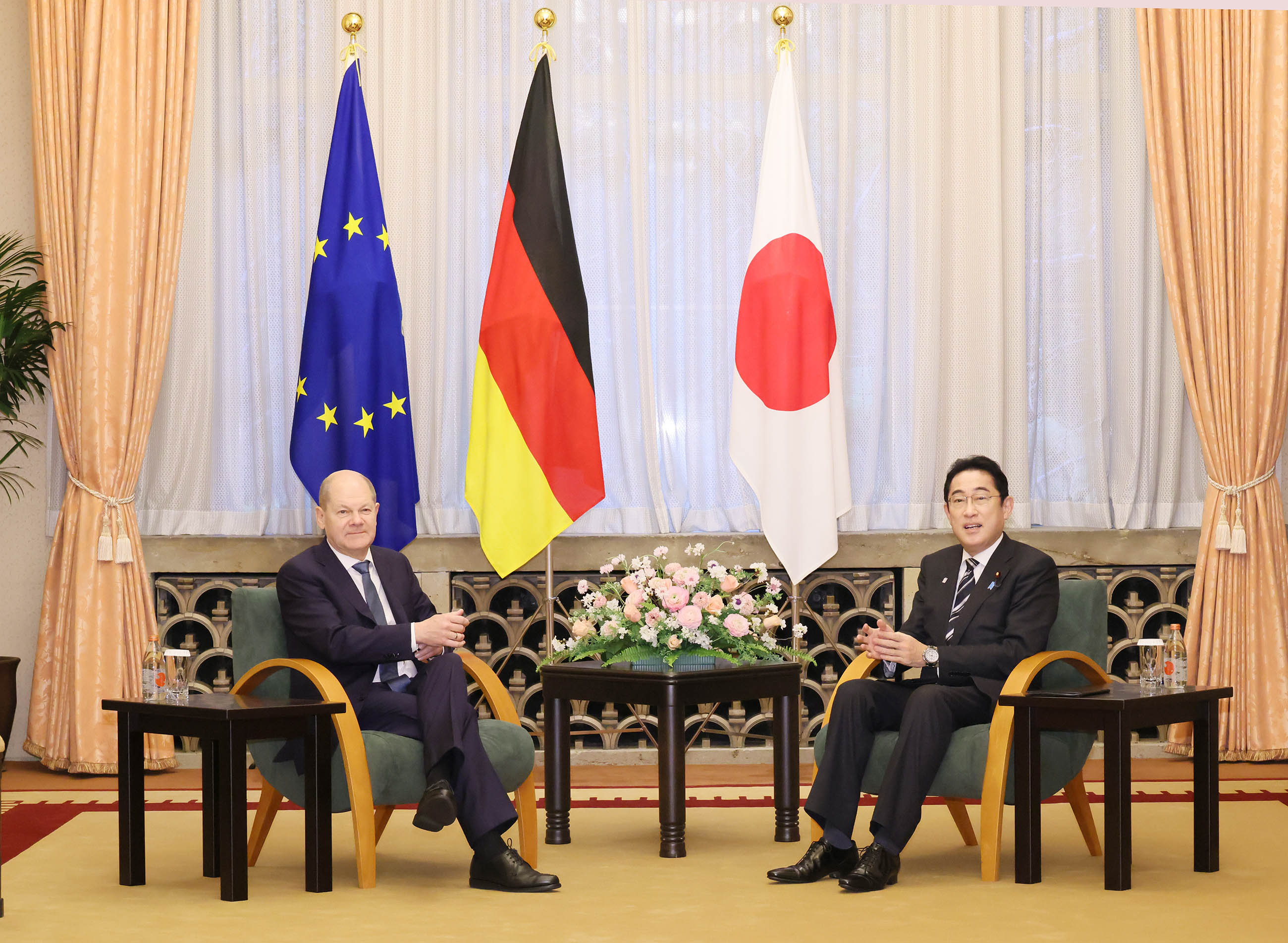 Japan-Germany summit meeting (one-on-one)