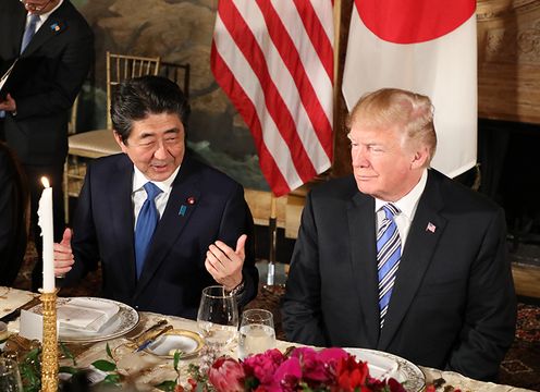 Photograph of the dinner with the President and First Lady of the United States