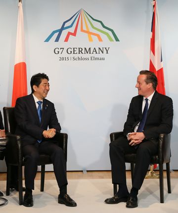 Photograph of the Japan-United Kingdom Summit Meeting