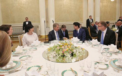 Photograph of the Japan-Finland leaders’ banquet