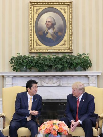 Photograph of the Japan-U.S. Summit Meeting