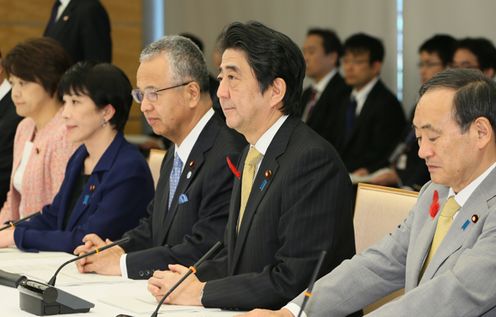 Photograph of the Prime Minister attending the meeting (1)