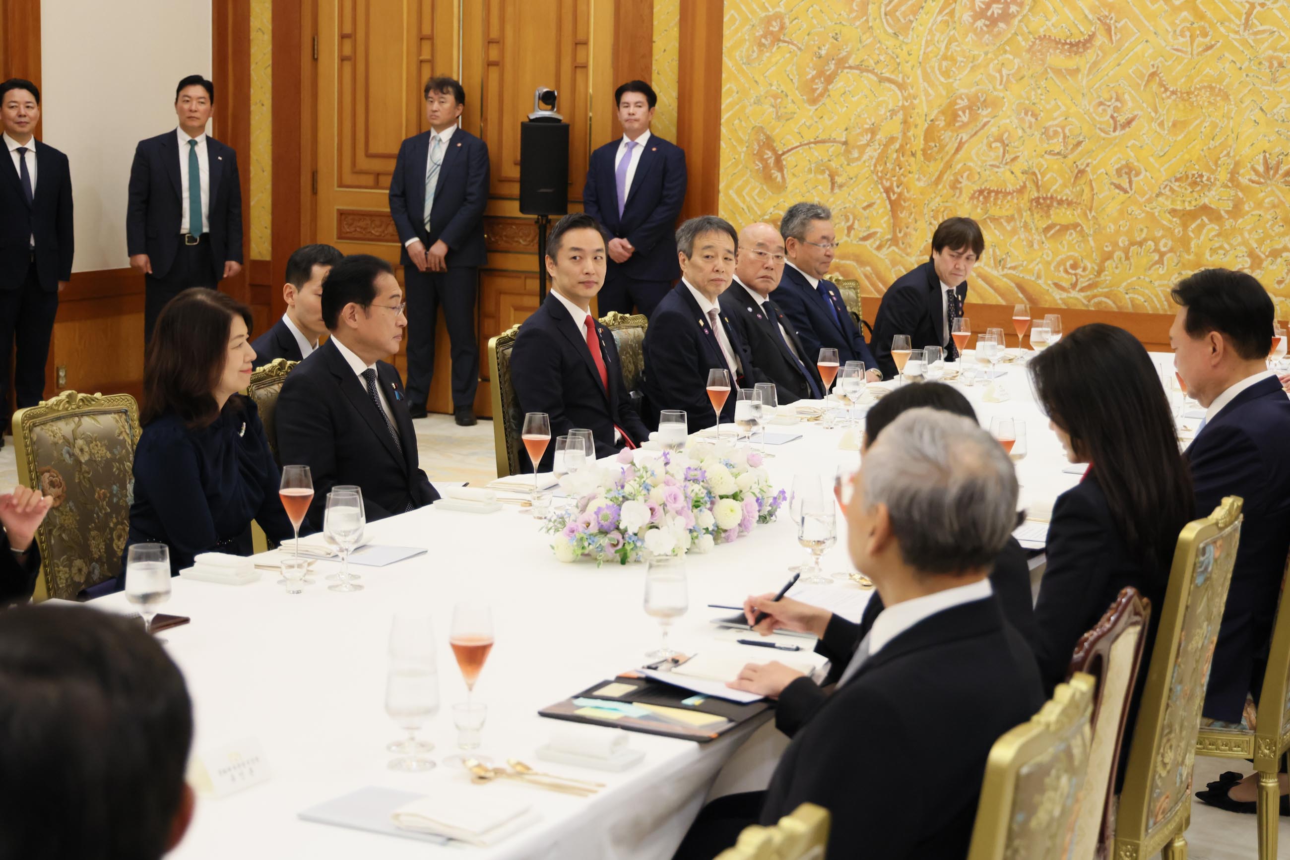 Prime Minister Kishida attending a social dinner (3)