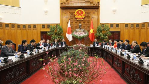 Photograph of the Japan-Viet Nam Summit Meeting