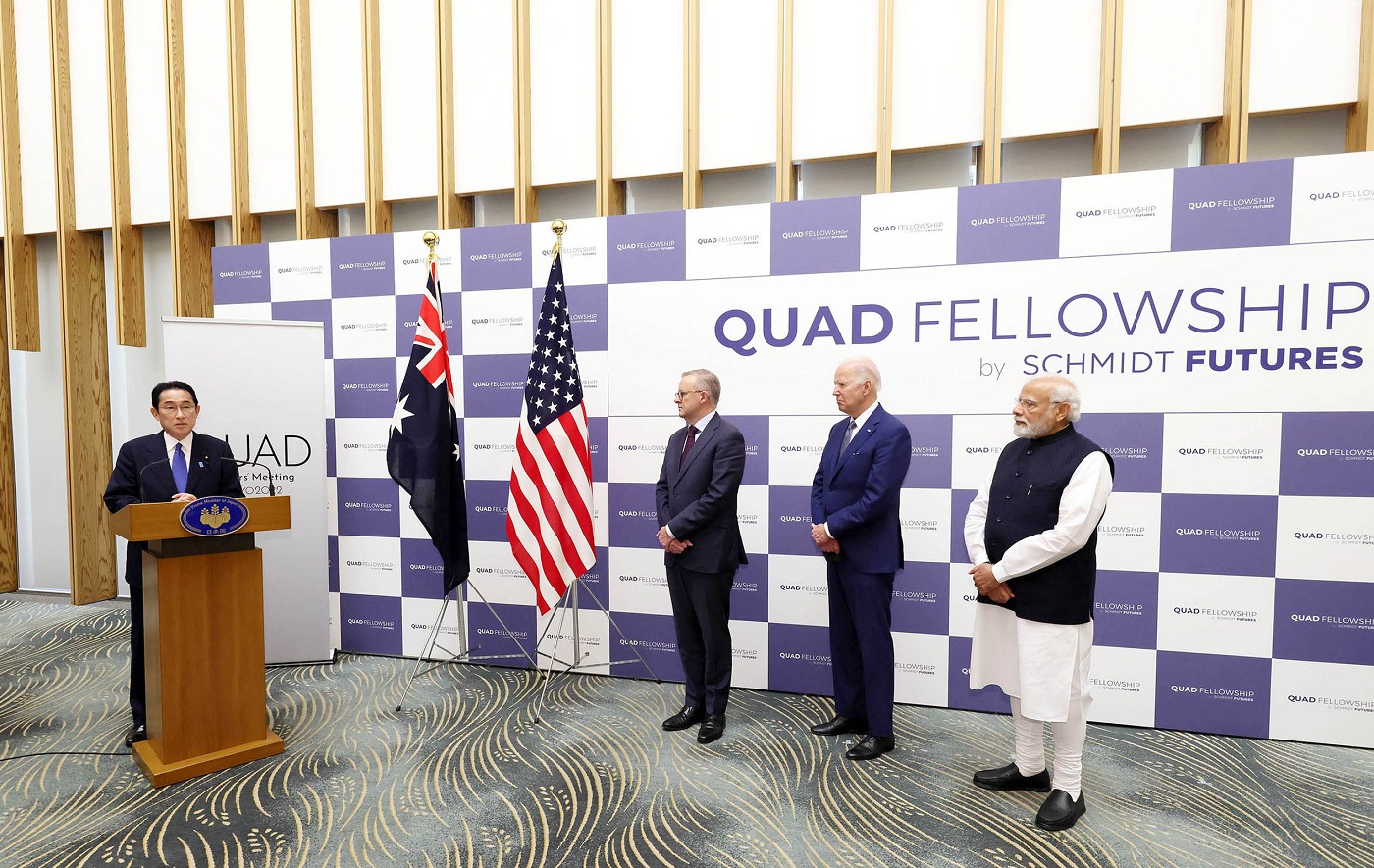 Photograph of an event to celebrate the establishment of the Quad Fellowship (1)