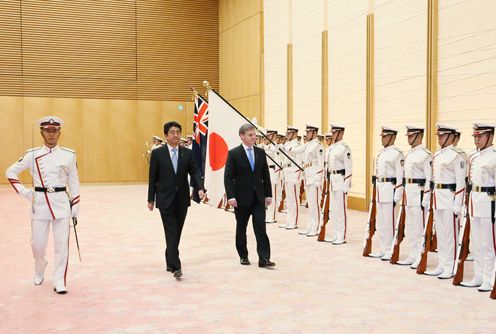 Photograph of the salute and the guard of honor ceremony (2)