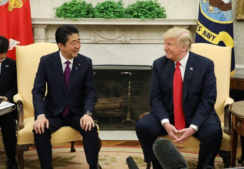 Photograph of the Japan-U.S. Summit Meeting