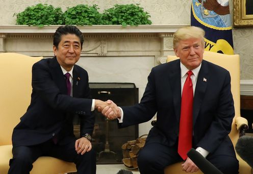 Photograph of the Japan-U.S. Summit Meeting