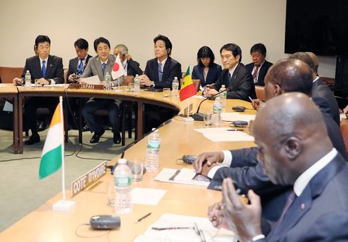 Photograph of the meeting with the leaders of the African members of the United Nations Security Council and other African leaders (2)