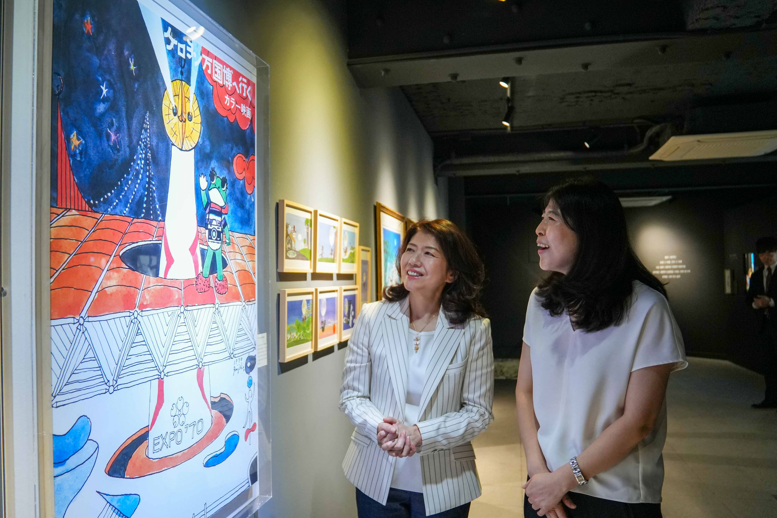 Mrs. Kishida visiting the Fujishiro Seiji Bukchon Space (1) 