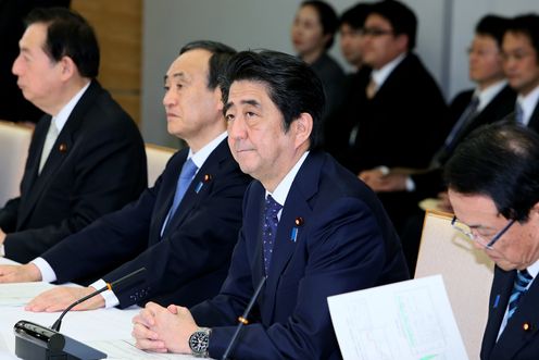 Photograph of the Prime Minister attending the meeting (1)