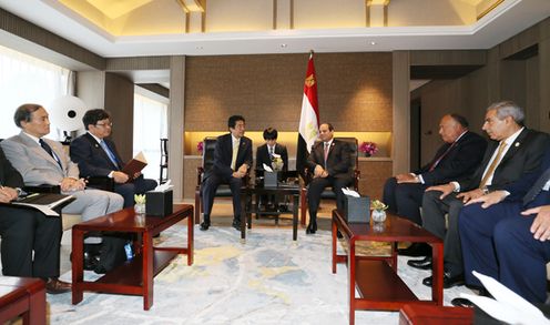 Photograph of the Japan-Egypt Summit Meeting (2)