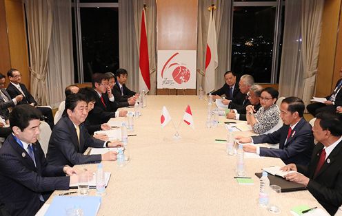 Photograph of the Japan-Indonesia Summit Meeting (2)