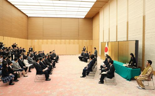 Photograph of the Prime Minister delivering an address (4)