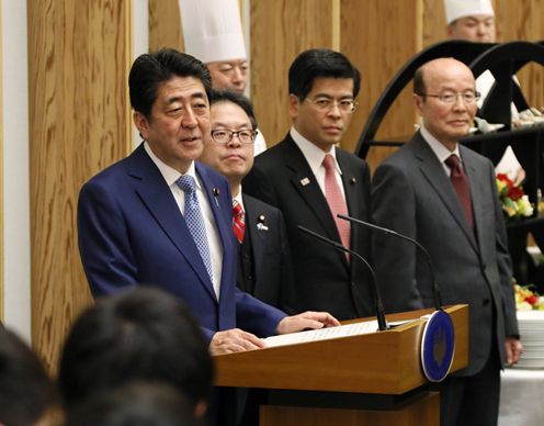 Photograph of the Prime Minister delivering an address at the celebration (2)