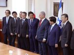 Photograph of the Japan-Israel Summit Meeting
