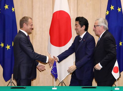 Photograph of the signing ceremony