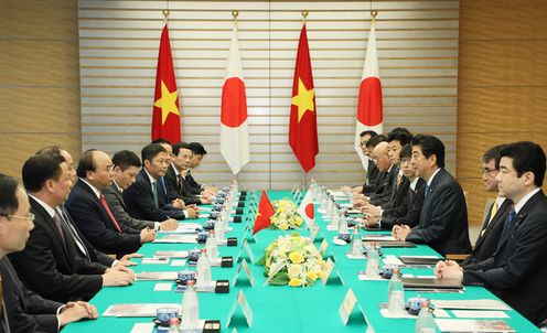 Photograph of the Japan-Viet Nam Summit Meeting