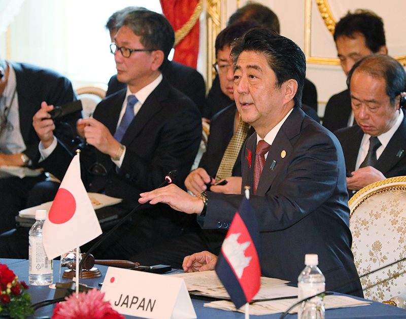 Photograph of the Tenth Mekong-Japan Summit Meeting