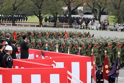 Photograph of the parade