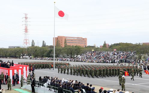 Photograph of the parade