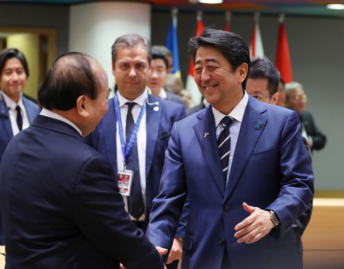 Photograph of the opening ceremony of the ASEM Summit