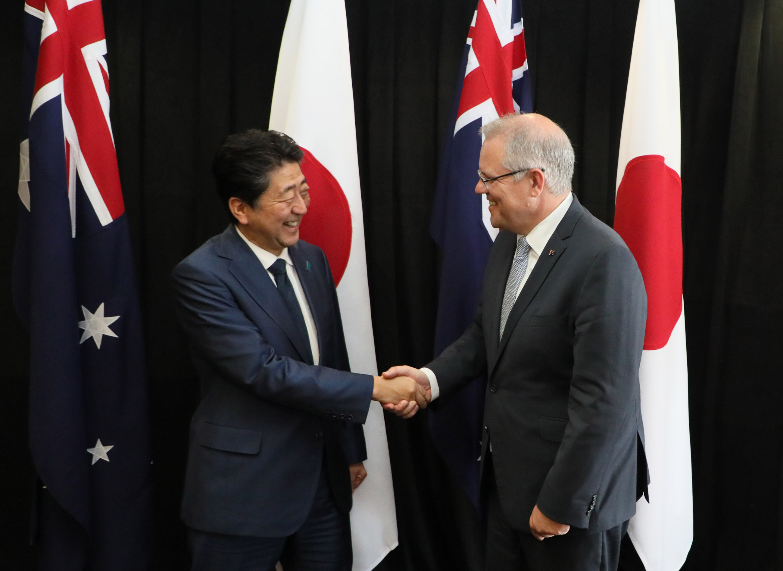 Photograph of the Japan-Australia Summit Meeting