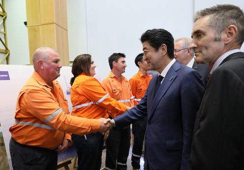 Photograph of the leaders attending a reception hosted by the Chief Minister of the Northern Territory 