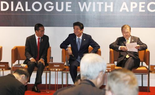 Photograph of the ABAC Dialogue with APEC Leaders