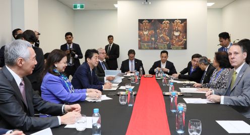 Photograph of the ABAC Dialogue with APEC Leaders