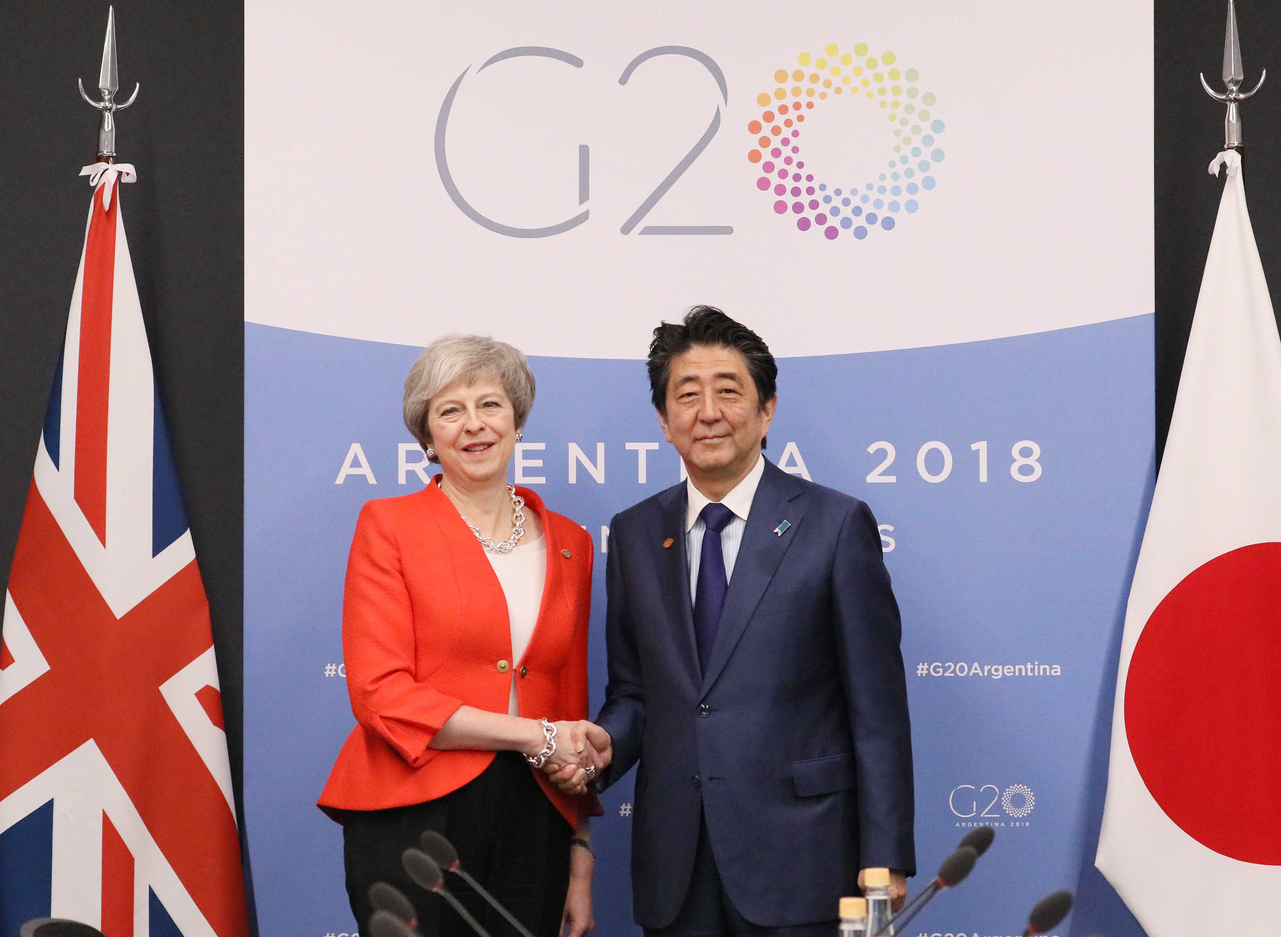 Photograph of the Japan-UK Summit Meeting (1)