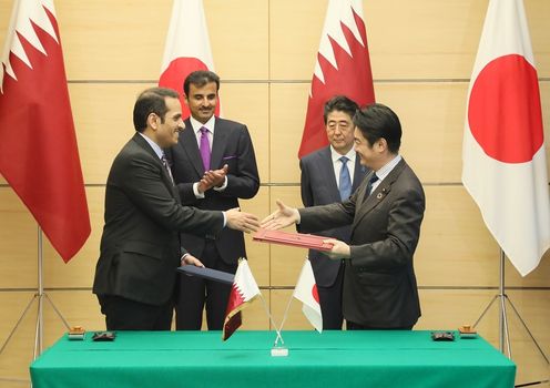 Photograph of the signing ceremony