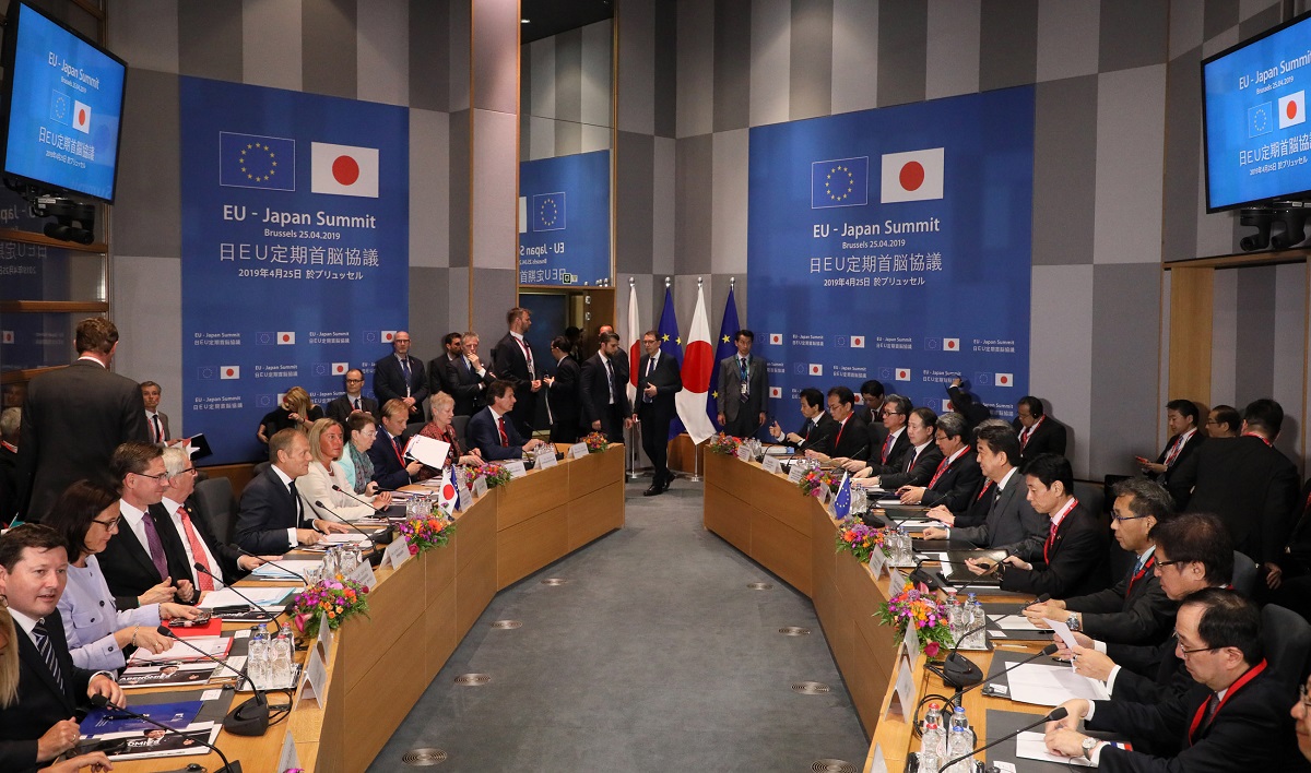 Photograph of the Japan-EU Summit (2)