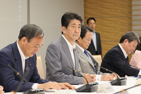 Photograph of the Prime Minister attending the meeting (1)