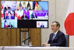 Photograph of the Primie Minister attending the video conference (1)