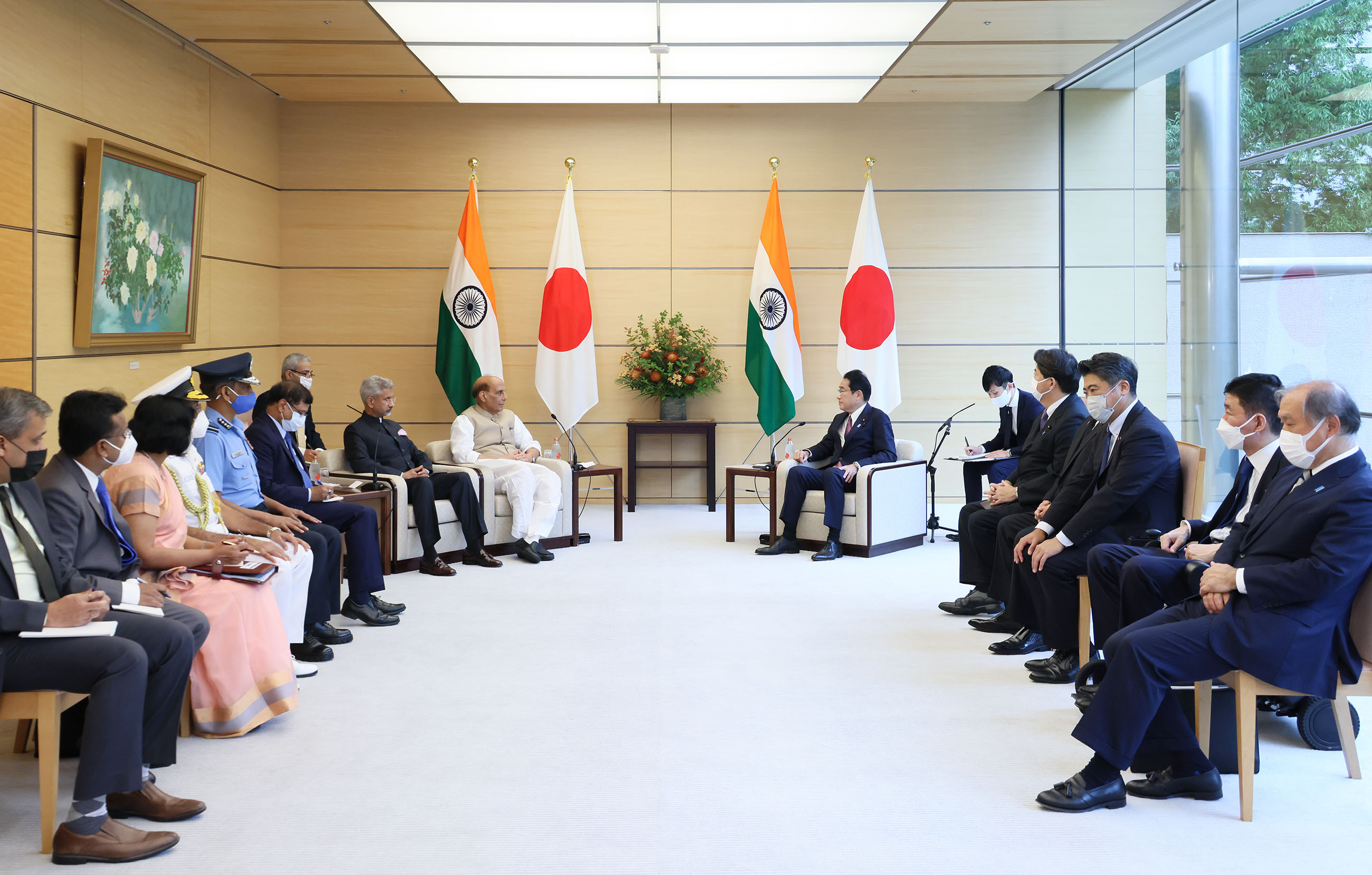 Photograph of the Prime Minister receiving a courtesy call (6)