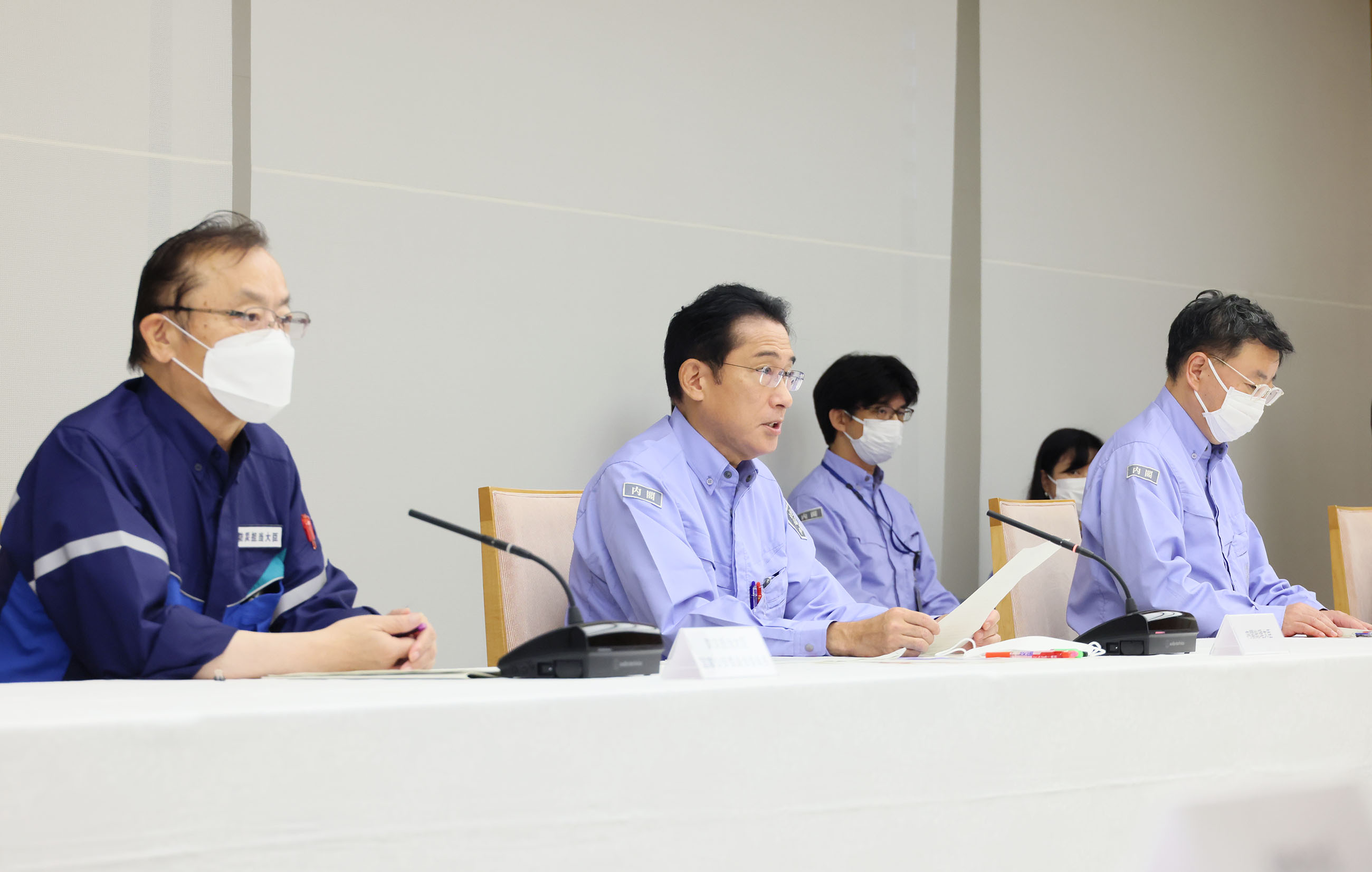 The Second Meeting of Relevant Ministers on Typhoon No. 14 