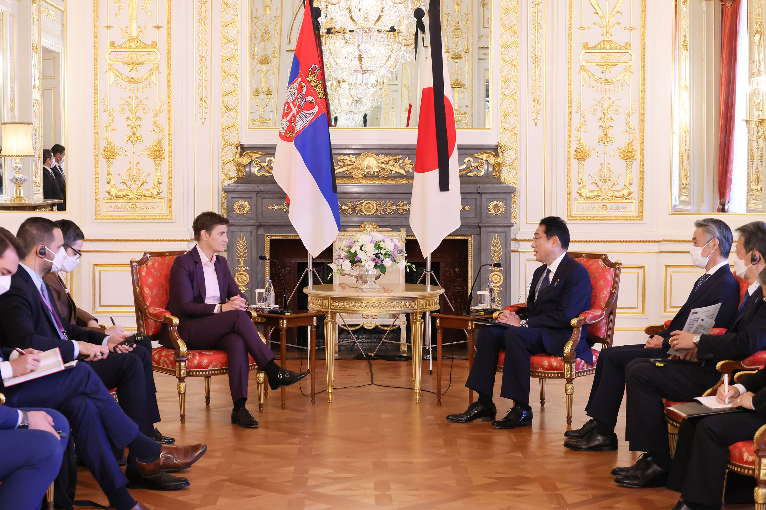 Photograph of Japan-Serbia Summit Meeting (2)