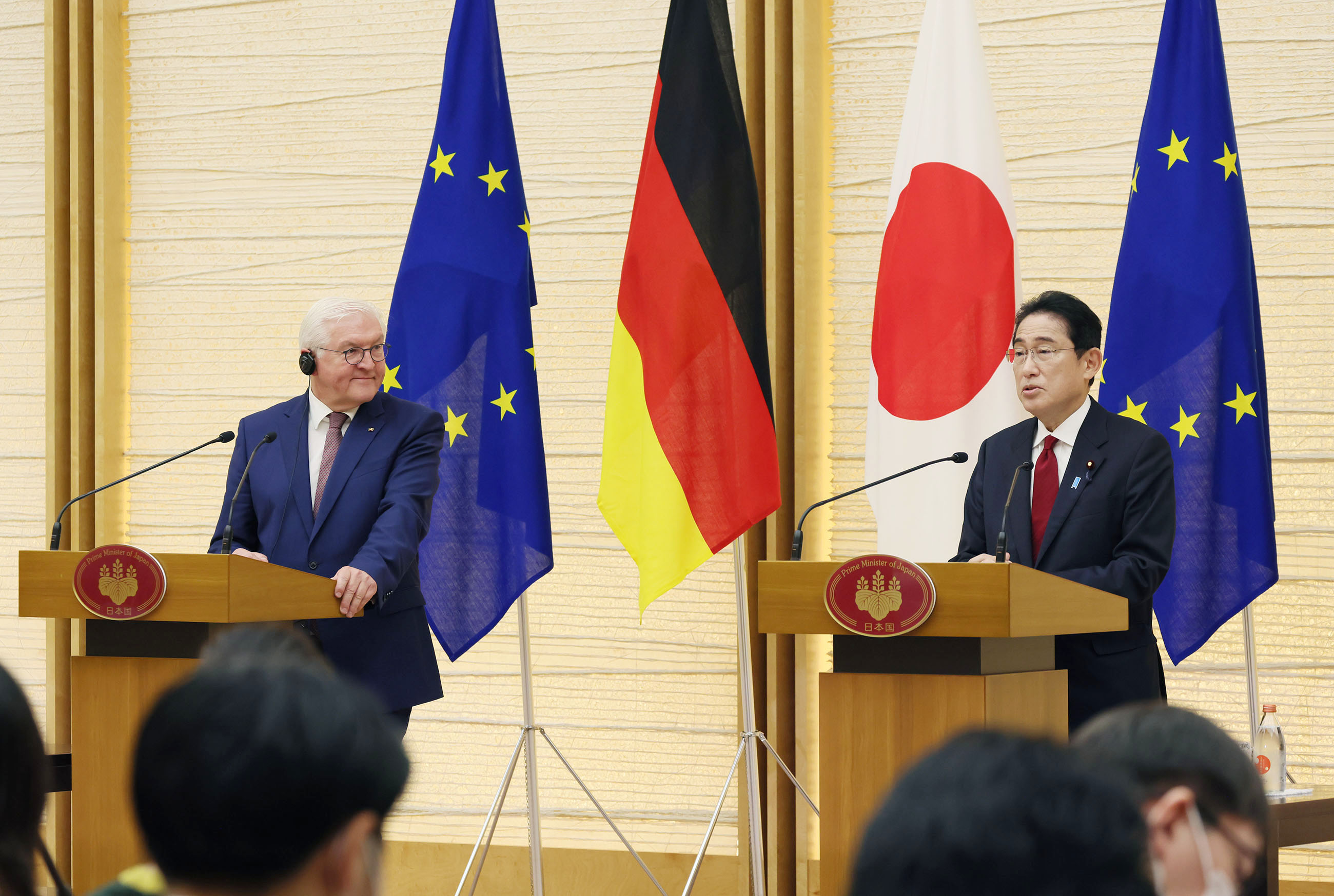 Photograph of the Japan-Germany joint press conference (3)