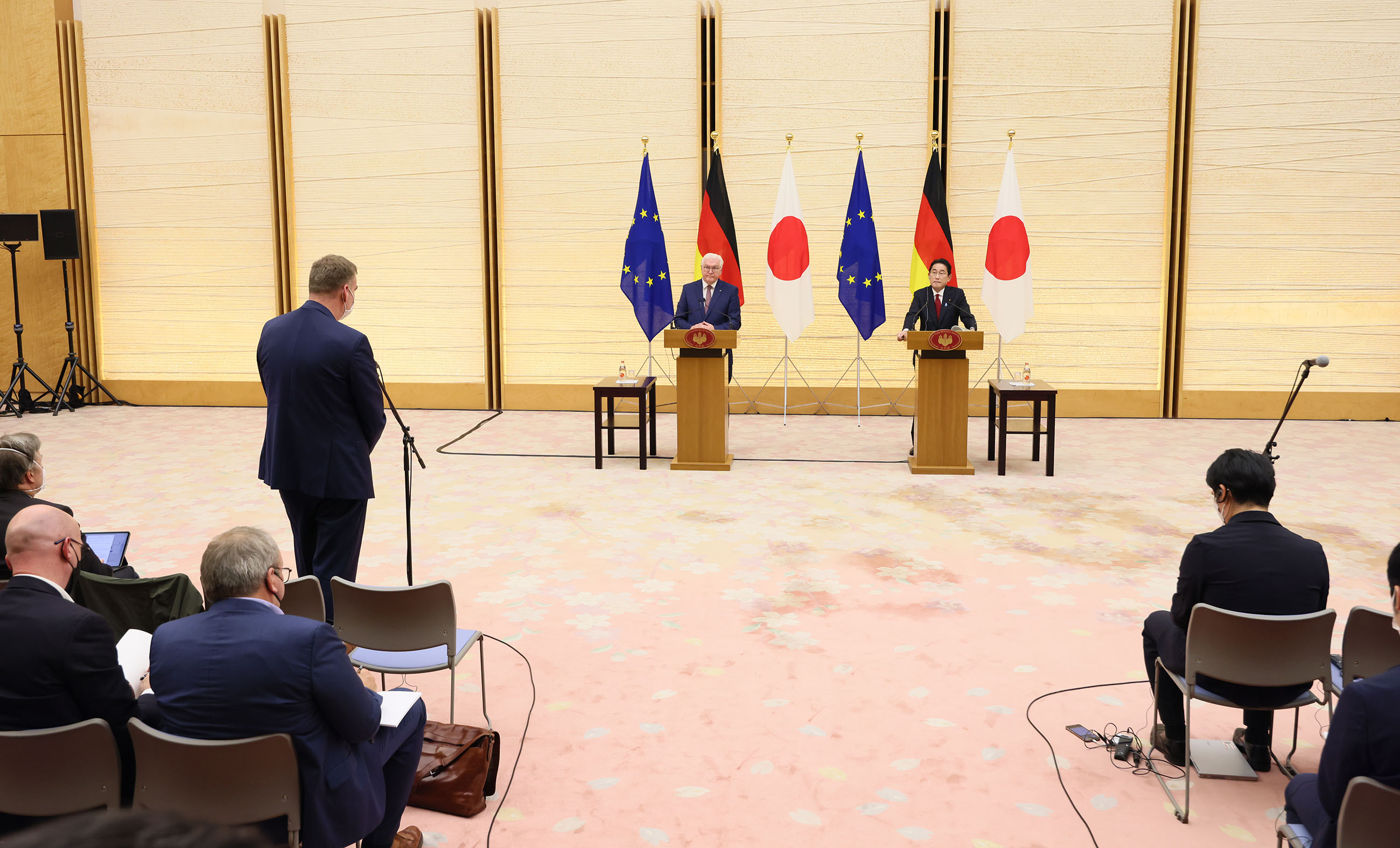 Photograph of the Japan-Germany joint press conference (5)