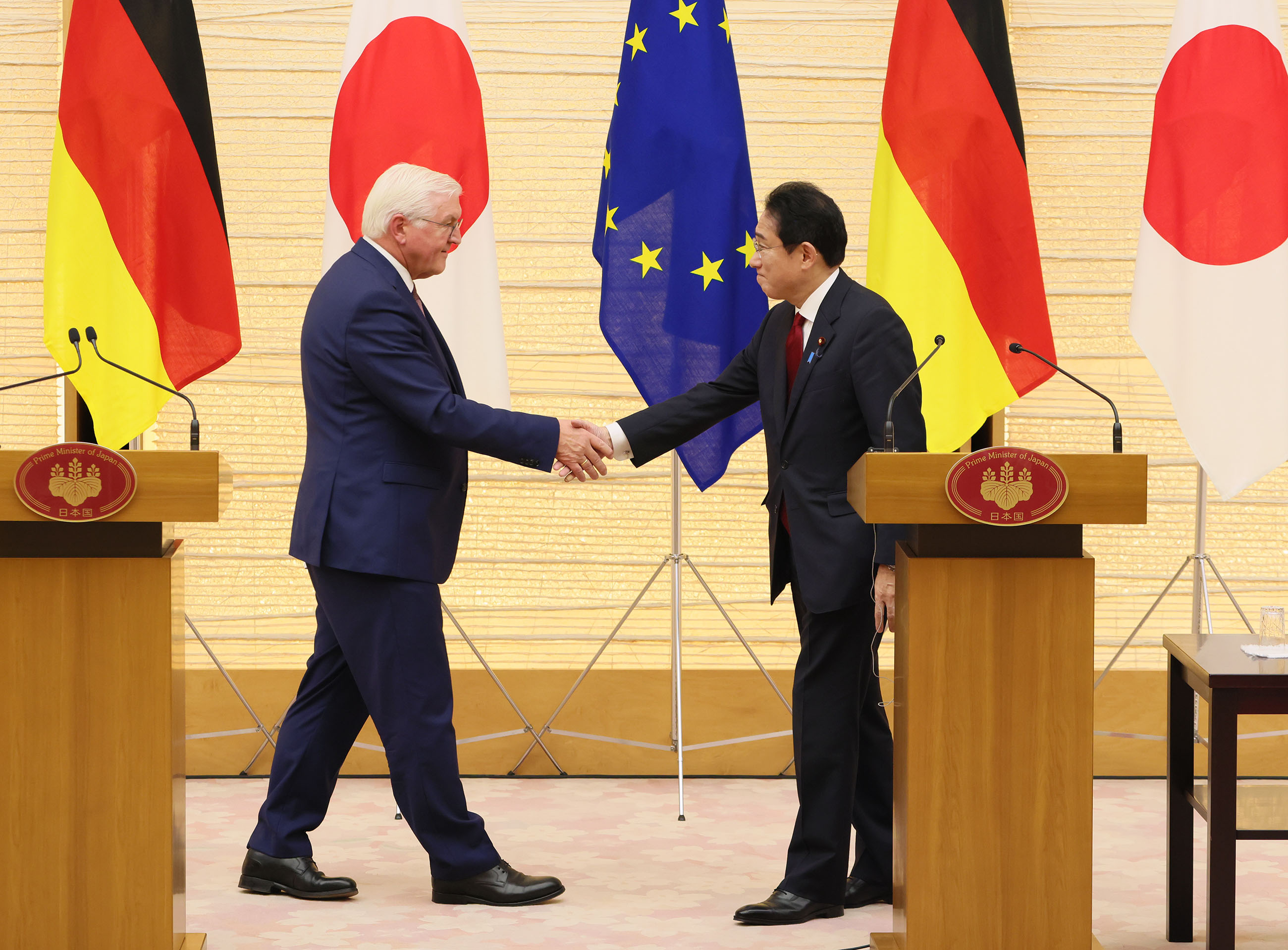 Photograph of the Japan-Germany joint press conference (7)