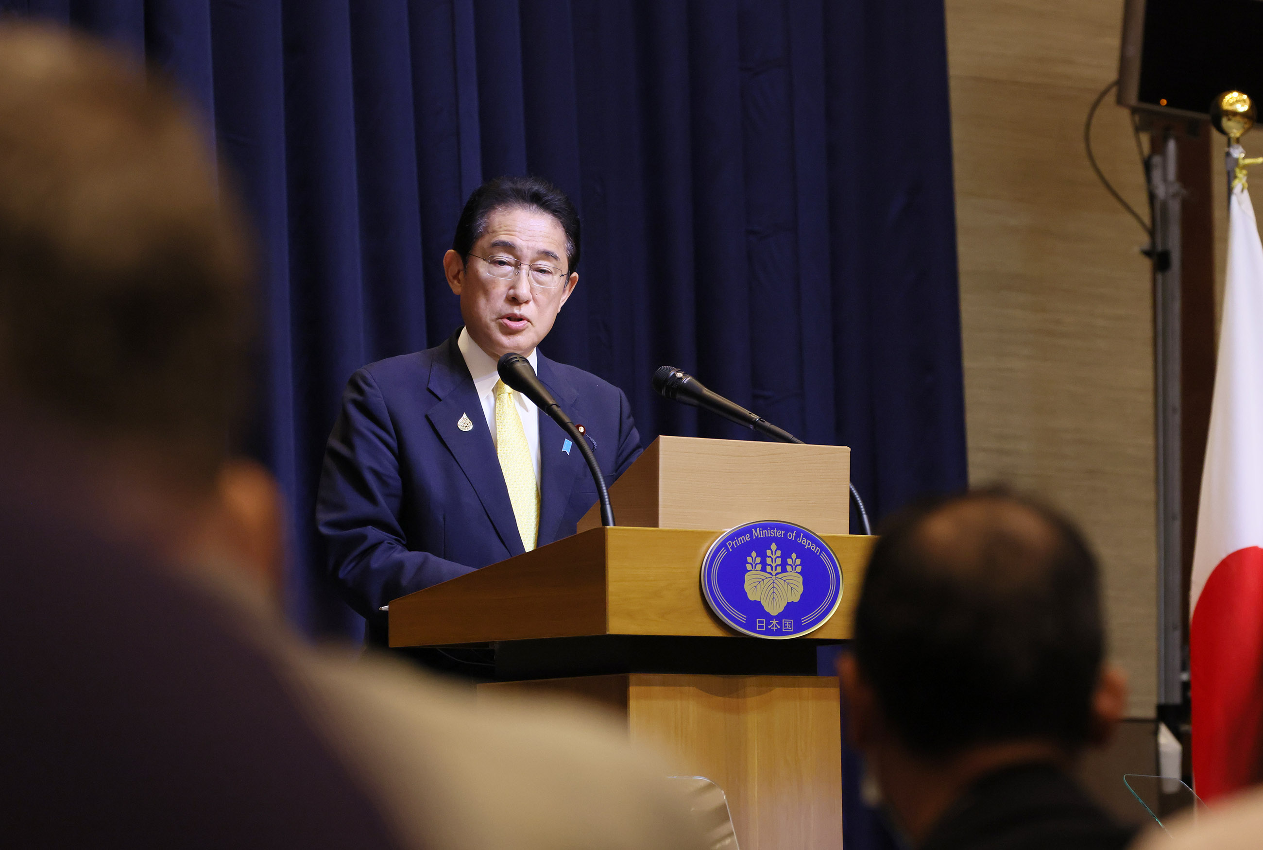 Press conference by Prime Minister Kishida (7)