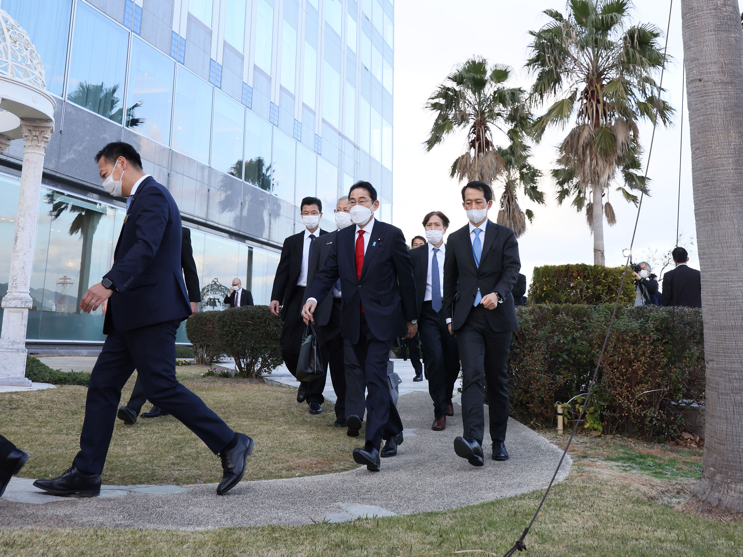 Prime Minister Kishida visited the G7 2023 Hiroshima Summit venue (1)