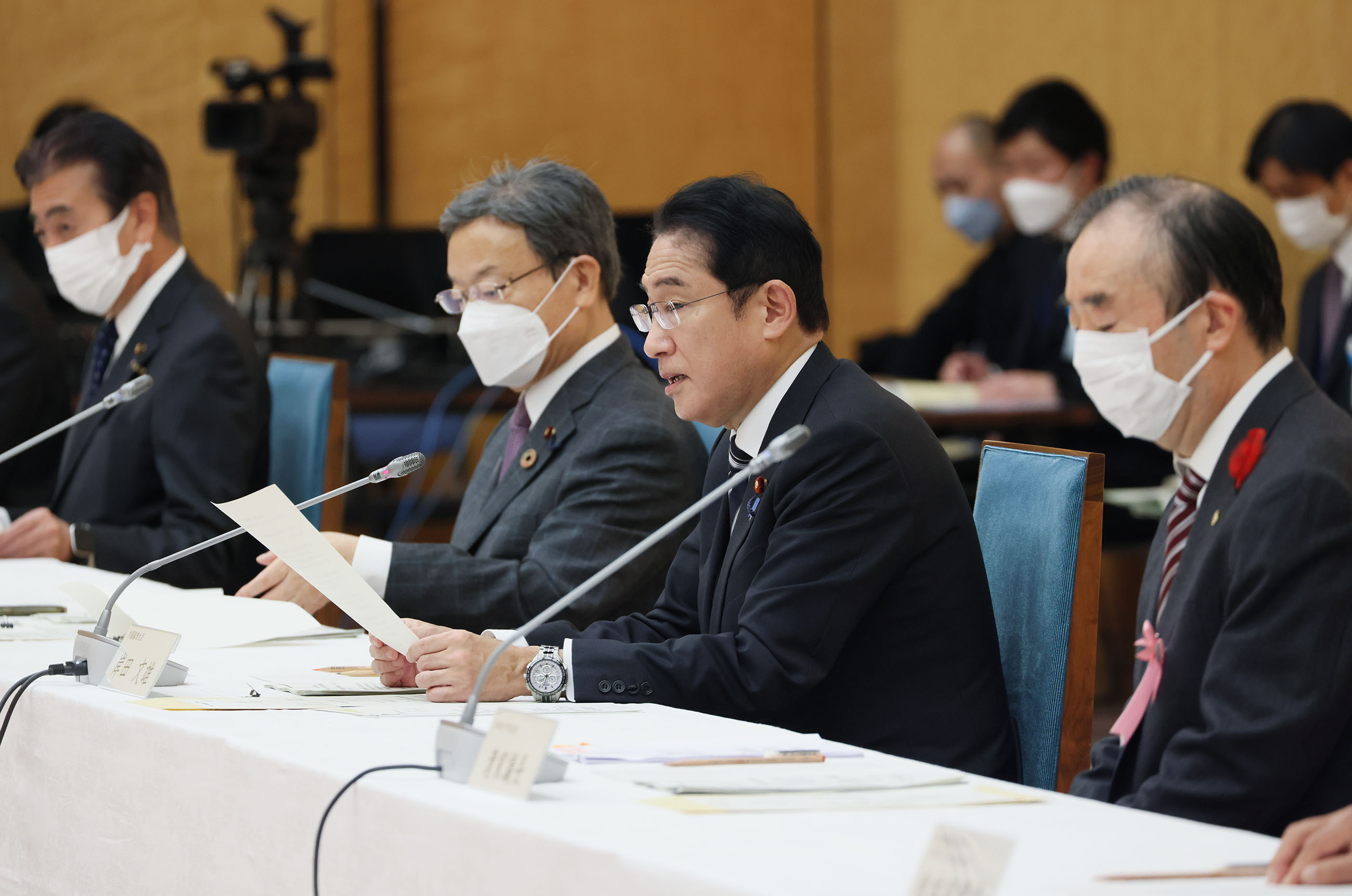 Prime Minister Kishida making remarks (1)