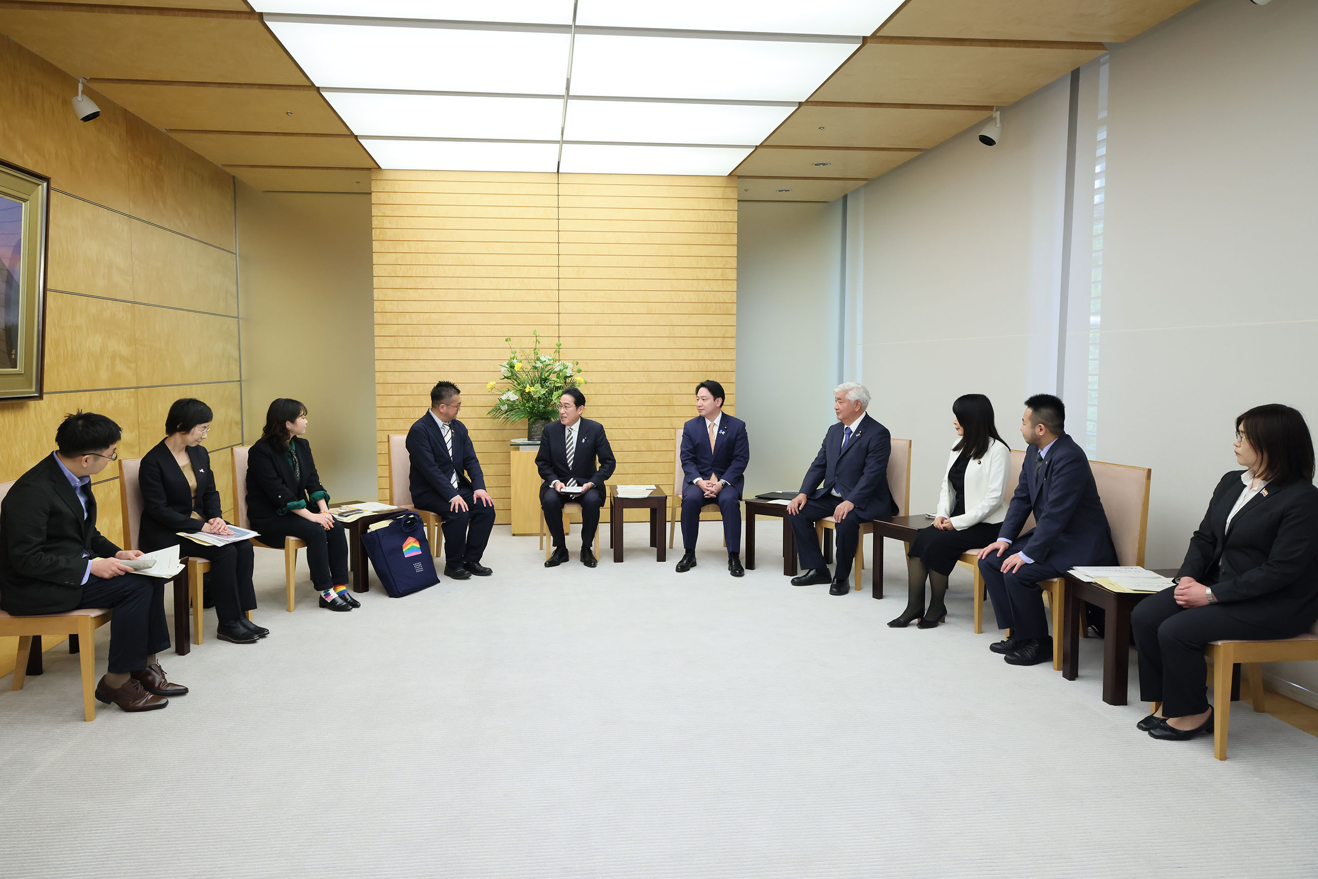 Prime Minister Kishida making a statement  (1)