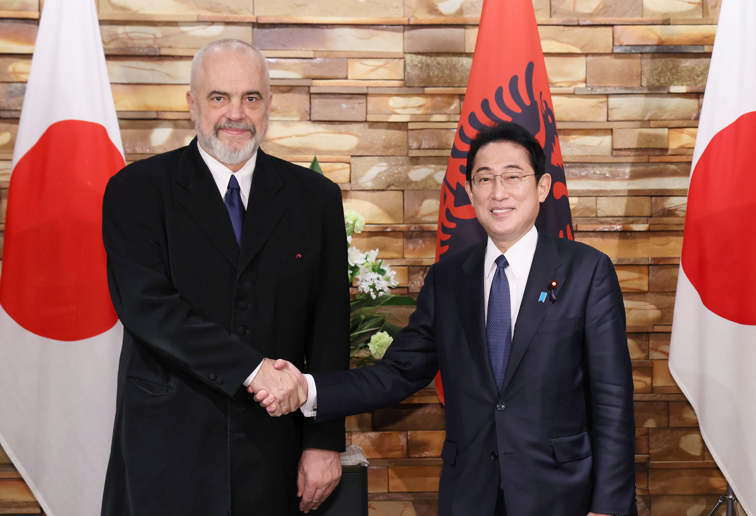 Japan-Albania summit meeting (1)