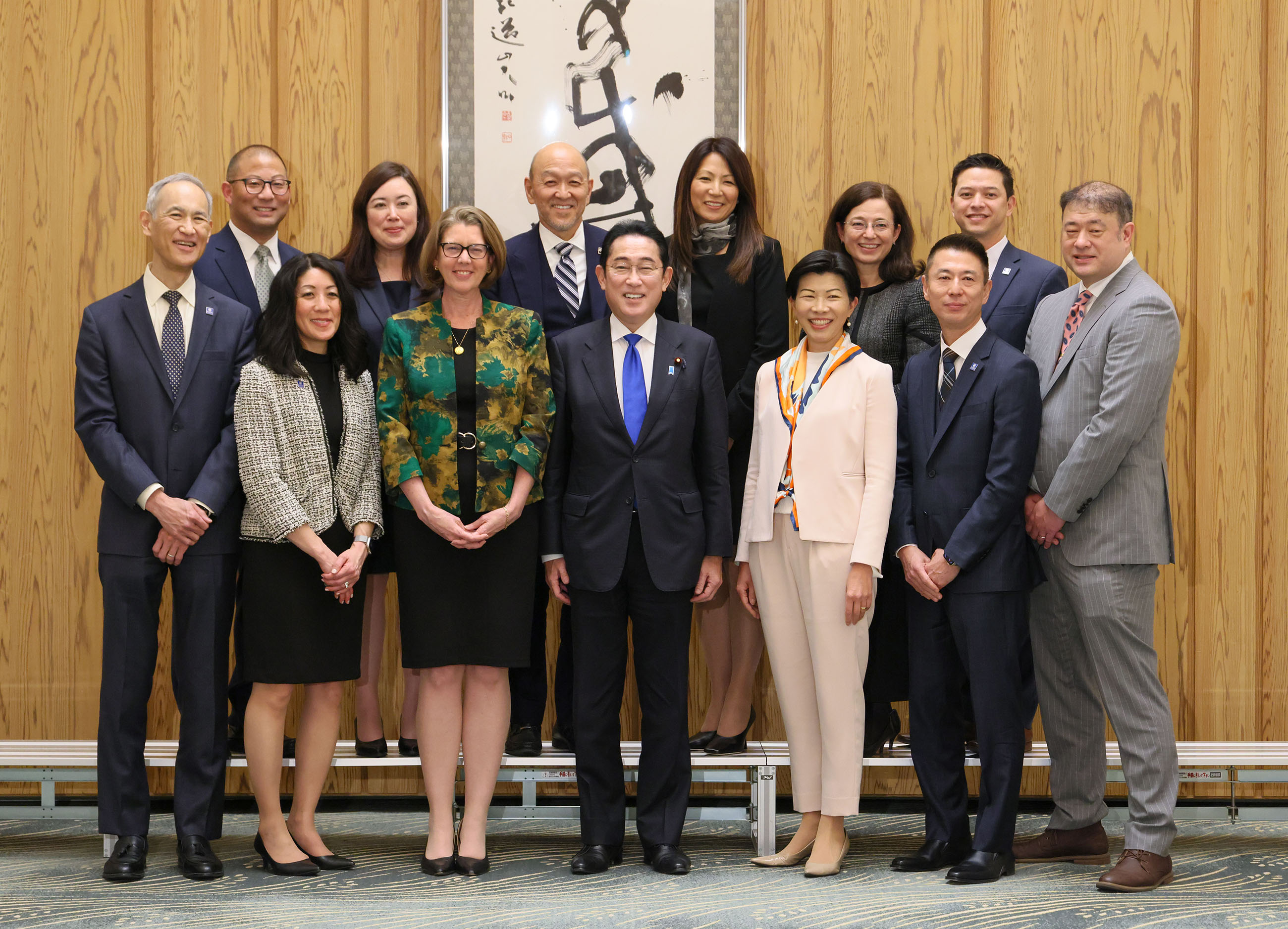 Courtesy Call from the Japanese American Leadership Delegation