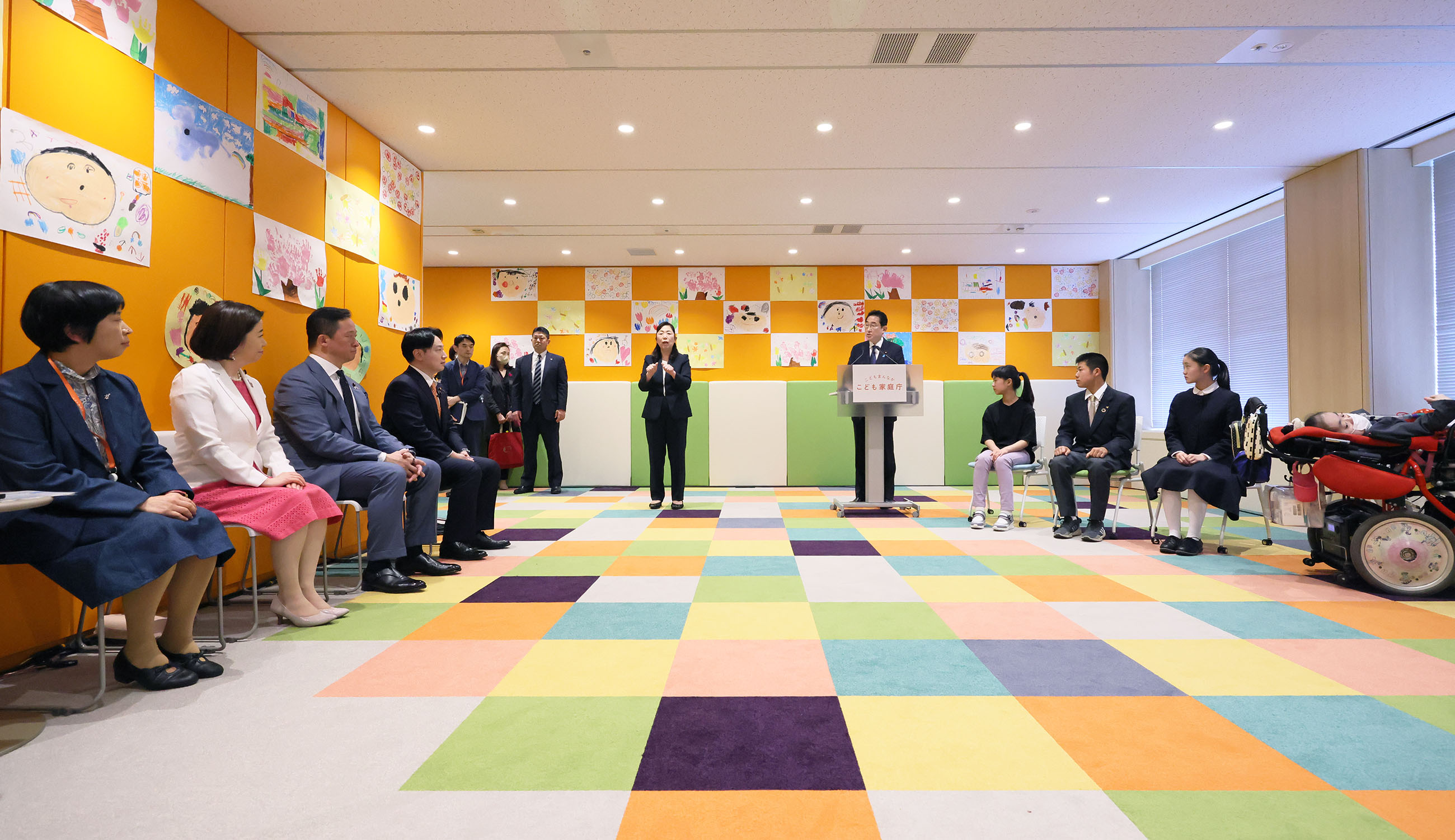 Prime Minister Kishida making remarks (3)